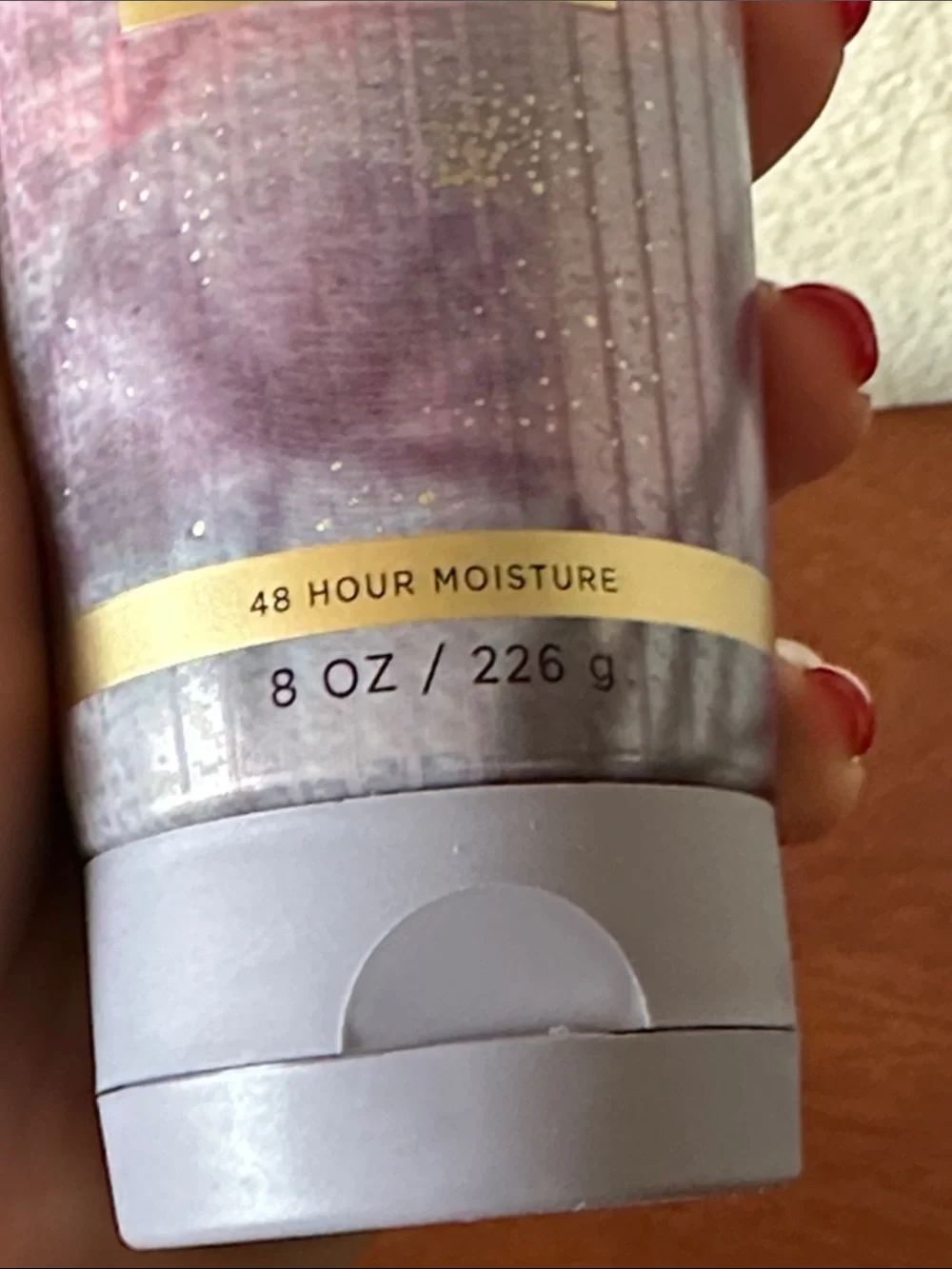 Bath & Body Works Vanilla Ease Body Cream - Pink, Purple, Gold